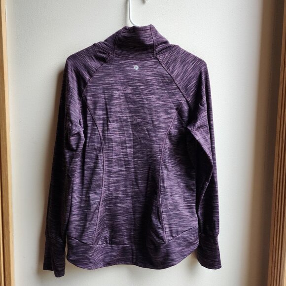 90 Degree By Reflex Purple Mock Neck Pullover Athletic Jersey Size Small - Picture 16 of 16